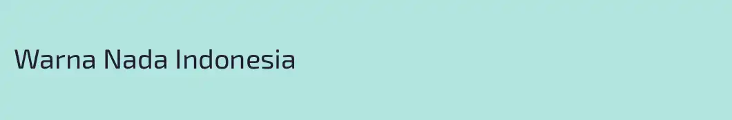 Warna Nada Indonesia